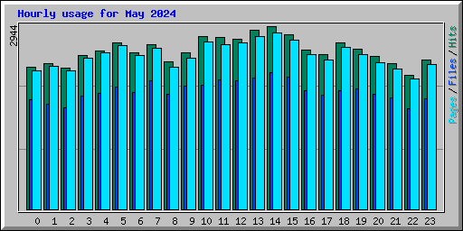 Hourly usage for May 2024